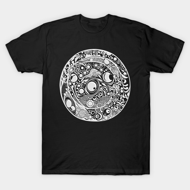 Abstract Modern Psychedelic T-Shirt by Bongonation